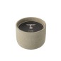 Vase rond en céramique blanche 21x10x29.5 cm